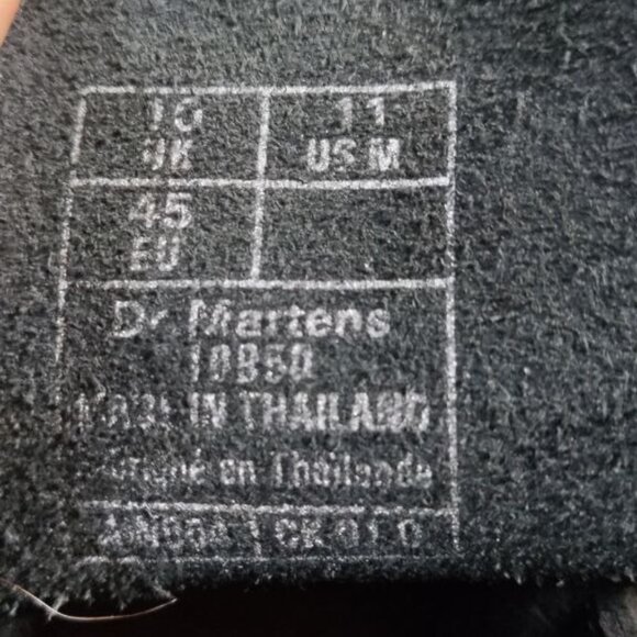 DR. MARTENS UNION JACK LEATHER BOOTS 10UK/45EU/11US M RARE UNISEX - Picture 8 of 11